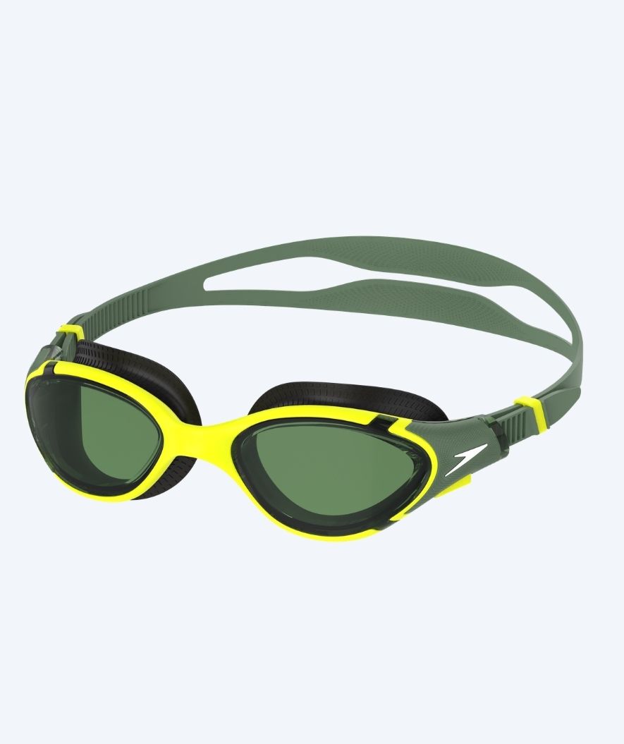 Speedo okulary pływackie treningowe - Biofuse 2.0 - Zielony/Żółty