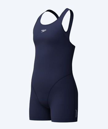 Speedo strój kąpielowy z nogawkami dla dziewczynek - Endurance - Ciemnoniebieski