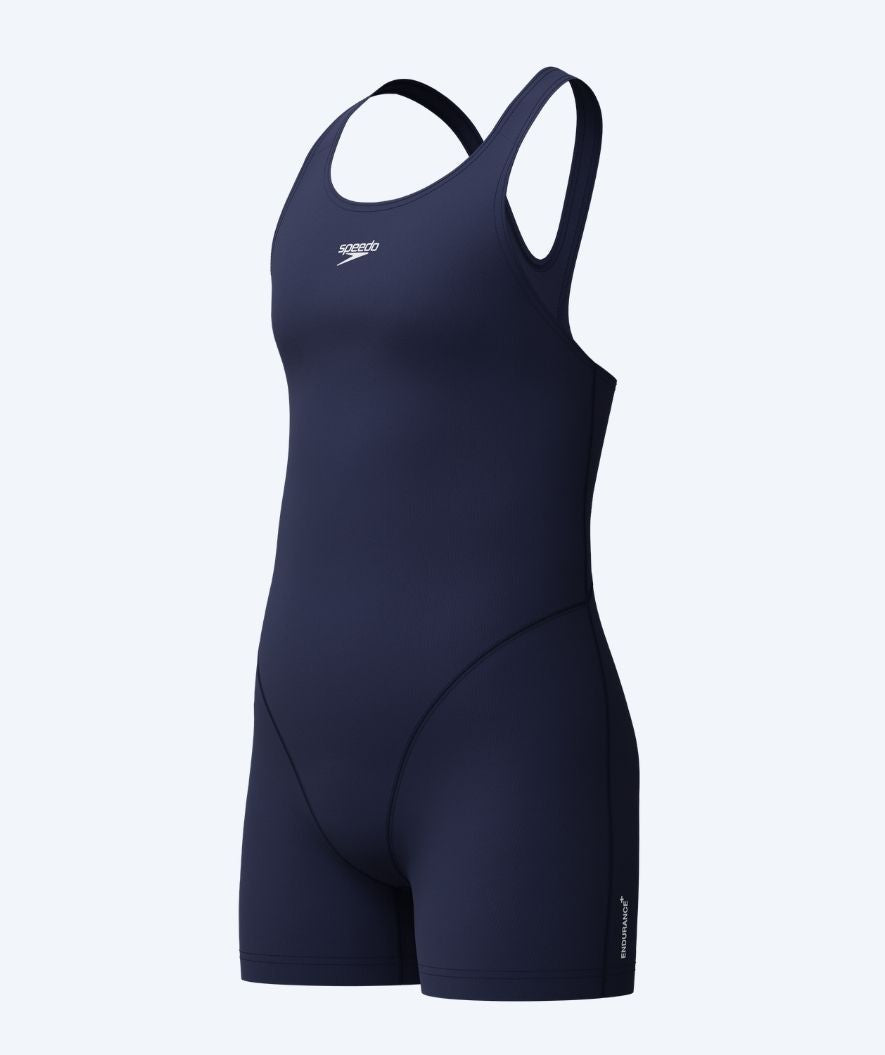 Speedo strój kąpielowy z nogawkami dla dziewczynek - Endurance - Ciemnoniebieski