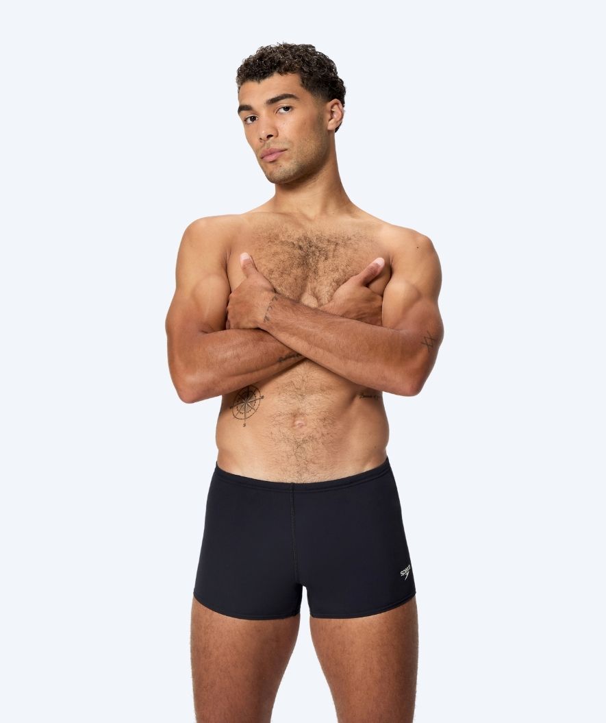 Speedo bokserki kąpielowe dla mężczyzn - Endurance Logo - Czarny