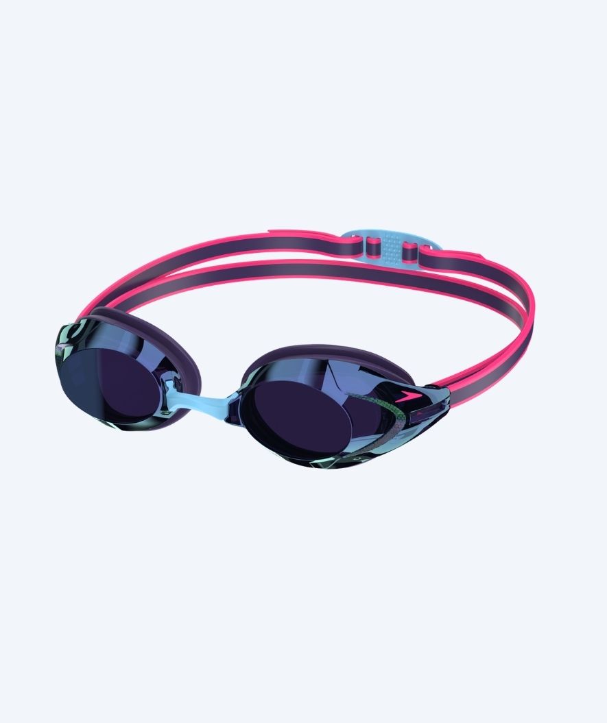 Speedo Elite okulary do pływania - Vanquisher 3.0 Mirrored - Różowy/Fioletowy