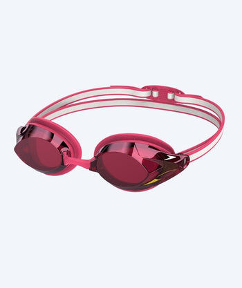 Speedo Elite okulary do pływania dla kobiet - Vanquisher 3.0 Mirrored - Różowy