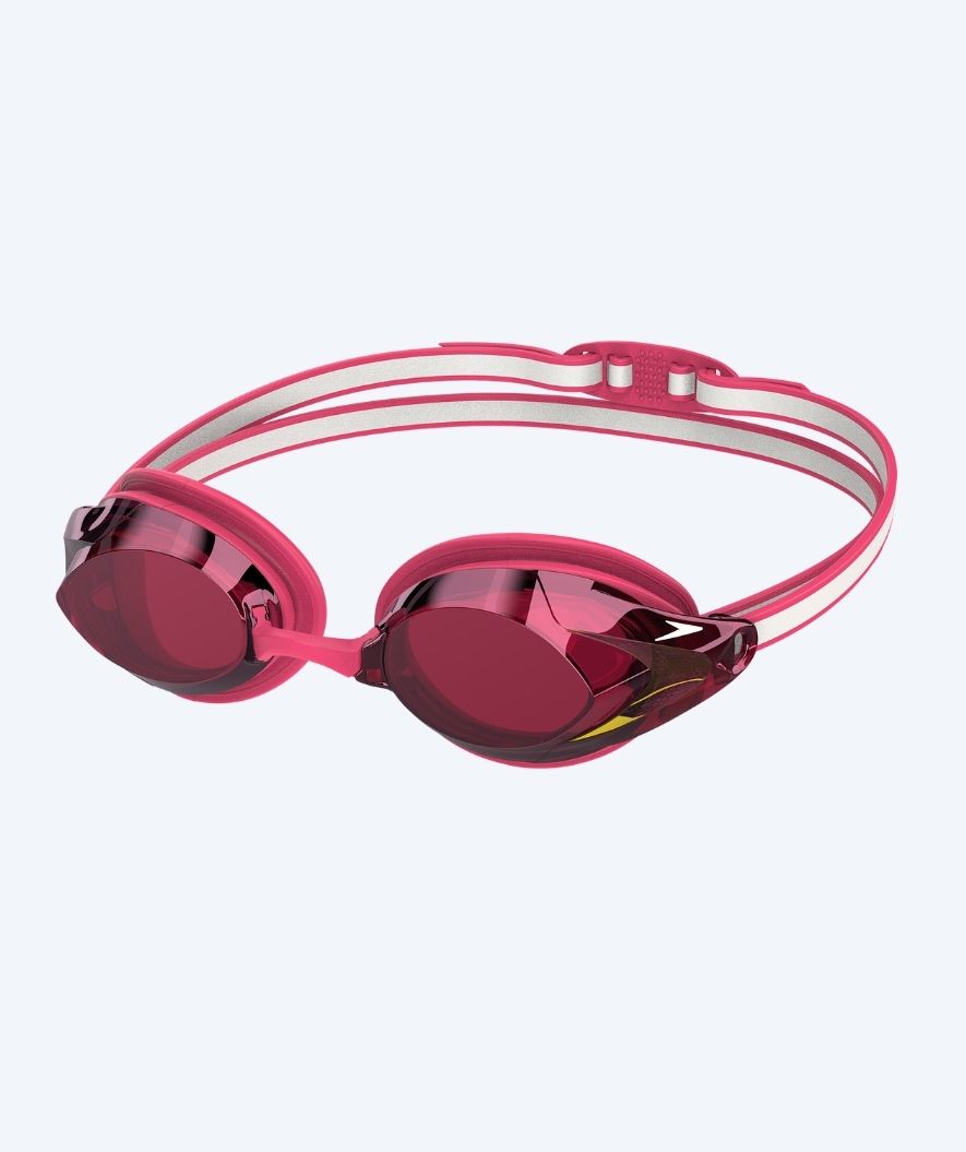 Speedo Elite okulary do pływania dla kobiet - Vanquisher 3.0 Mirrored - Różowy