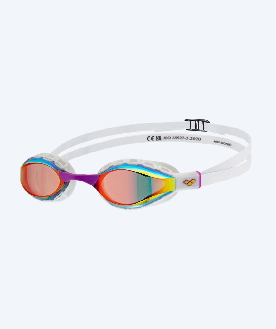 Arena Elite okulary do pływania - Air Sonic Mirror - Biały/Wielokolorowy