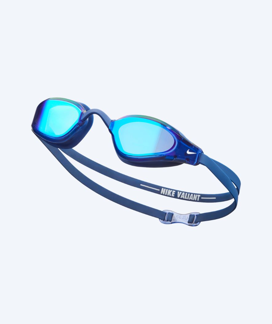 Nike Elite okulary do pływania - Valiant Mirror - Niebieski