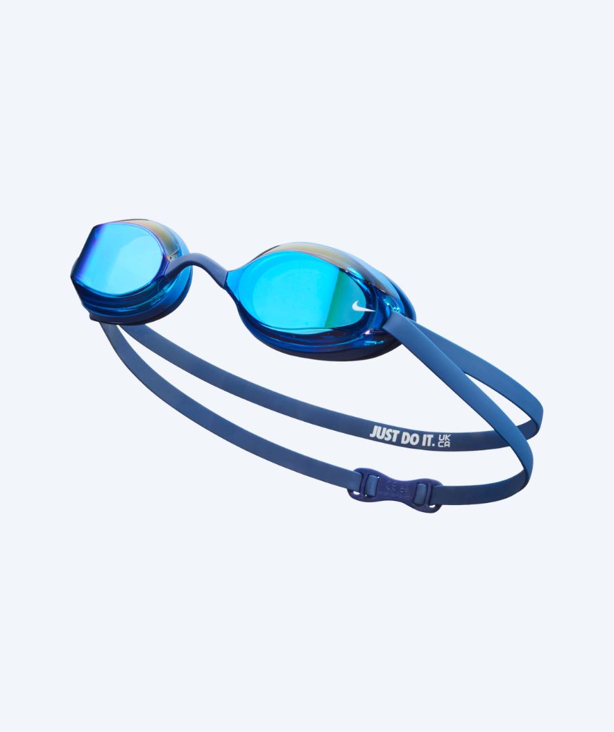 Nike Elite okulary do pływania - Legacy Comfort Mirror - Niebieski
