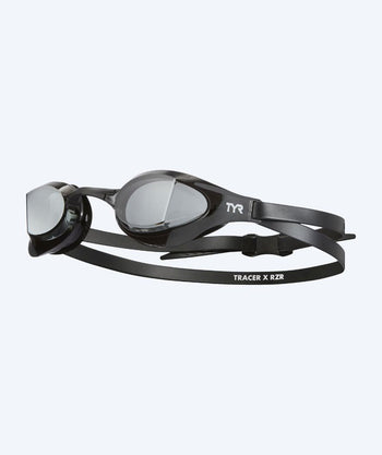 TYR okulary do pływania - Tracer-X Racing RZR - Czarny (Smoke soczewki)