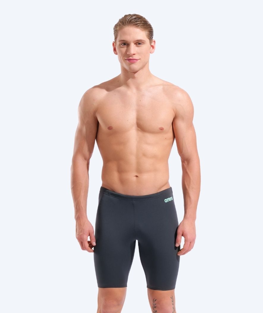 Arena długie kąpielówki dla mężczyzn - Team Swim Solid - Ciemnoszary
