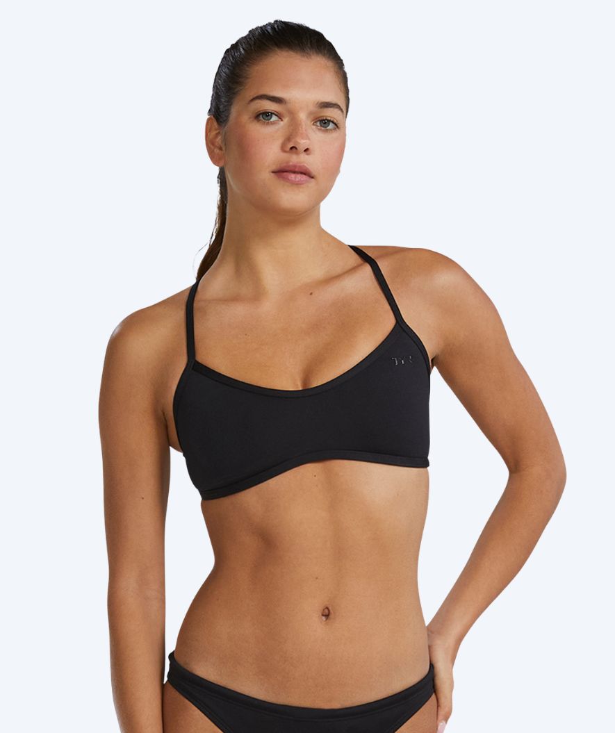 TYR góra od bikini dla kobiet - Durafast Elite Trinity - Czarny