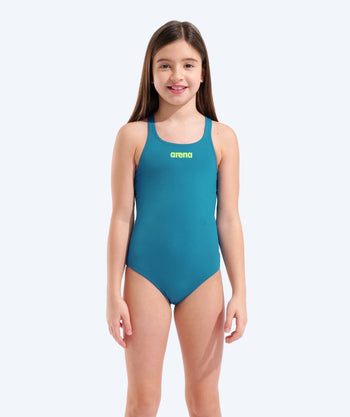 Arena strój kąpielowy dla dziewczynek - Team Swim Pro Solid - Niebieski
