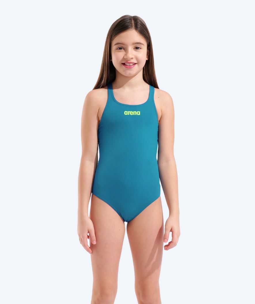 Arena strój kąpielowy dla dziewczynek - Team Swim Pro Solid - Niebieski