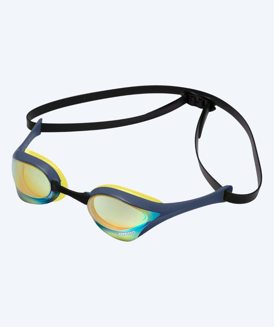Arena Elite okulary do pływania - Cobra Ultra SWIPE Mirror - Złoty/Ciemnoniebieski (Limited 2026)