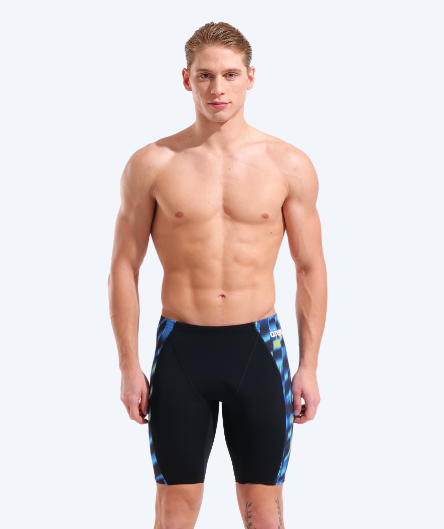 Arena długie kąpielówki dla mężczyzn - Wave Swim - Czarny/Wielokolorowy (Limited 2026)