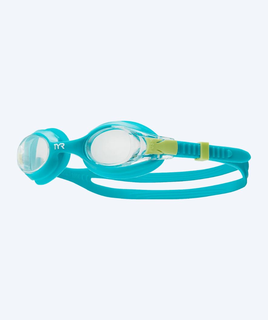 TYR okulary do pływania dla dzieci - Swimple - Turkusowy/Przezroczysty