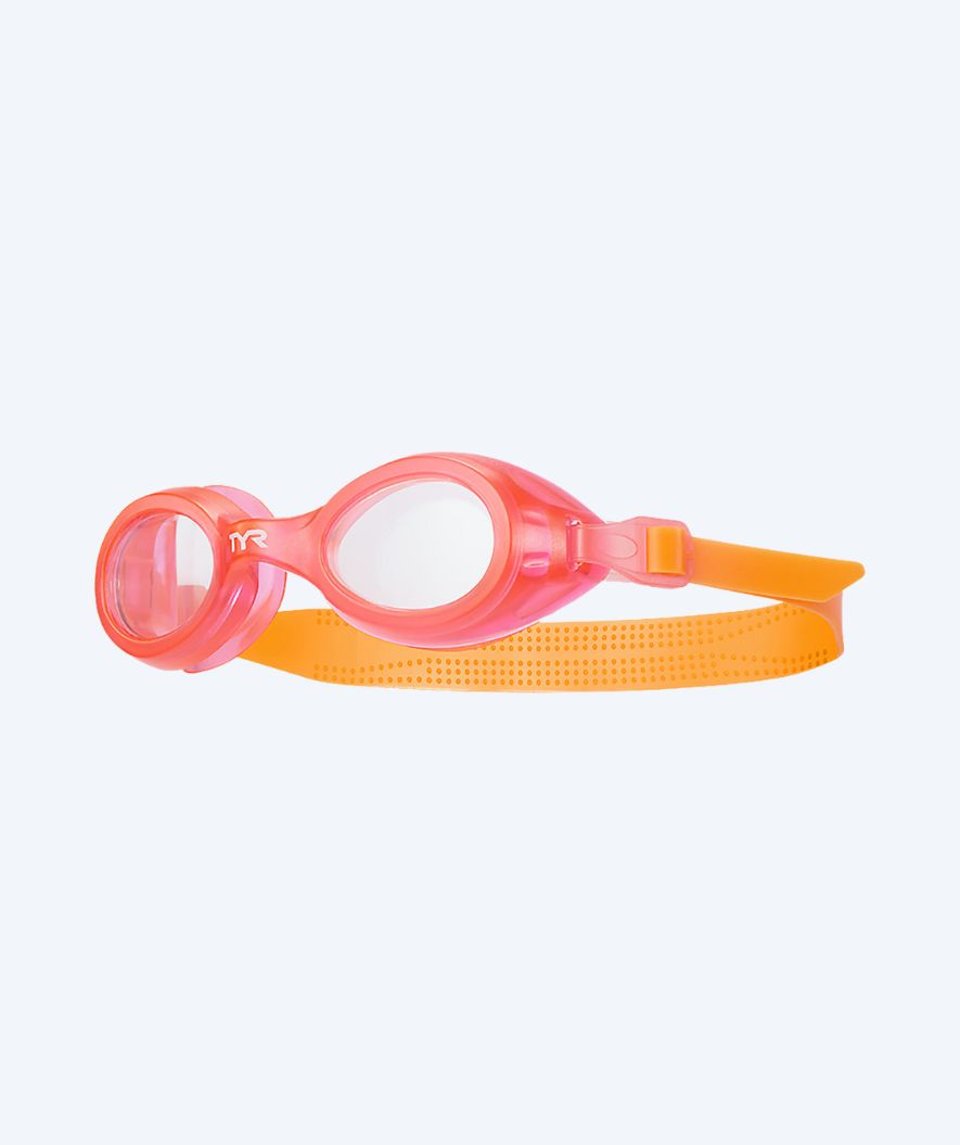 TYR okulary do pływania dla dzieci - Aqua Blaze - Pomarańczowy/jasnoróżowy