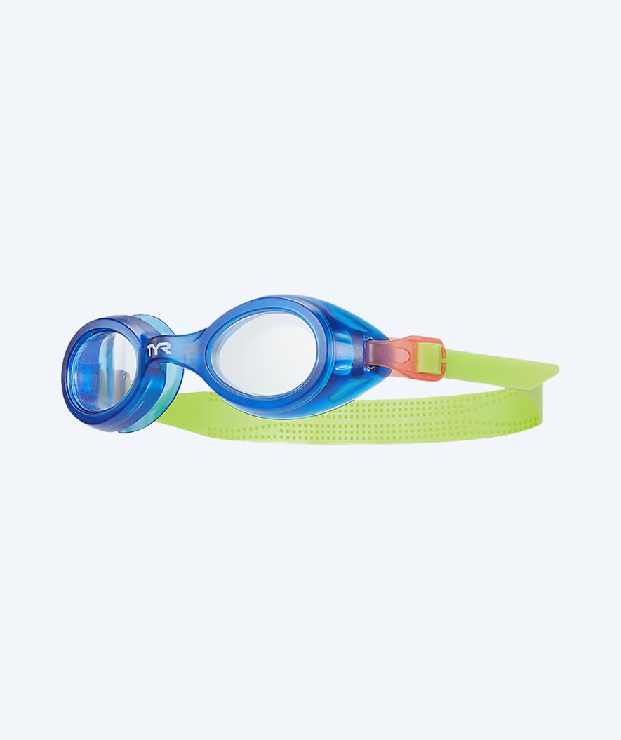 TYR okulary do pływania dla dzieci - Aqua Blaze - Niebiesko-zielone