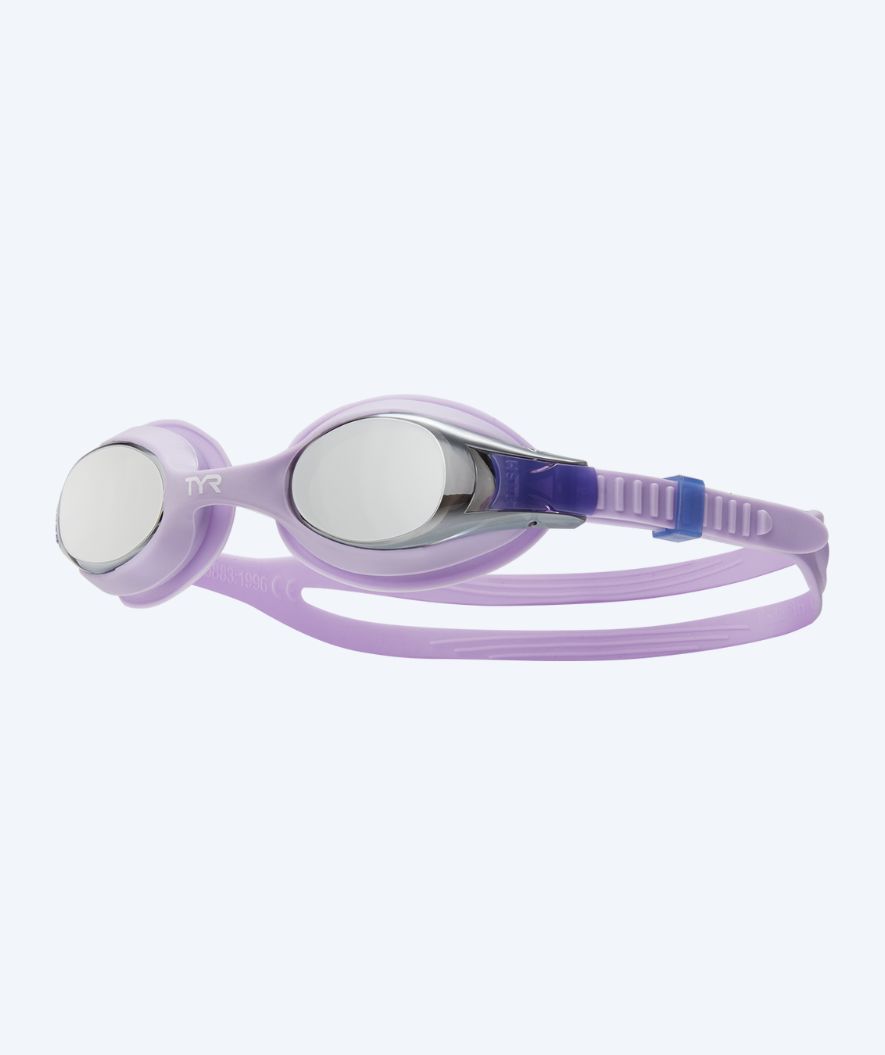 TYR okulary do pływania dla dzieci - Swimple Mirror - Fioletowe