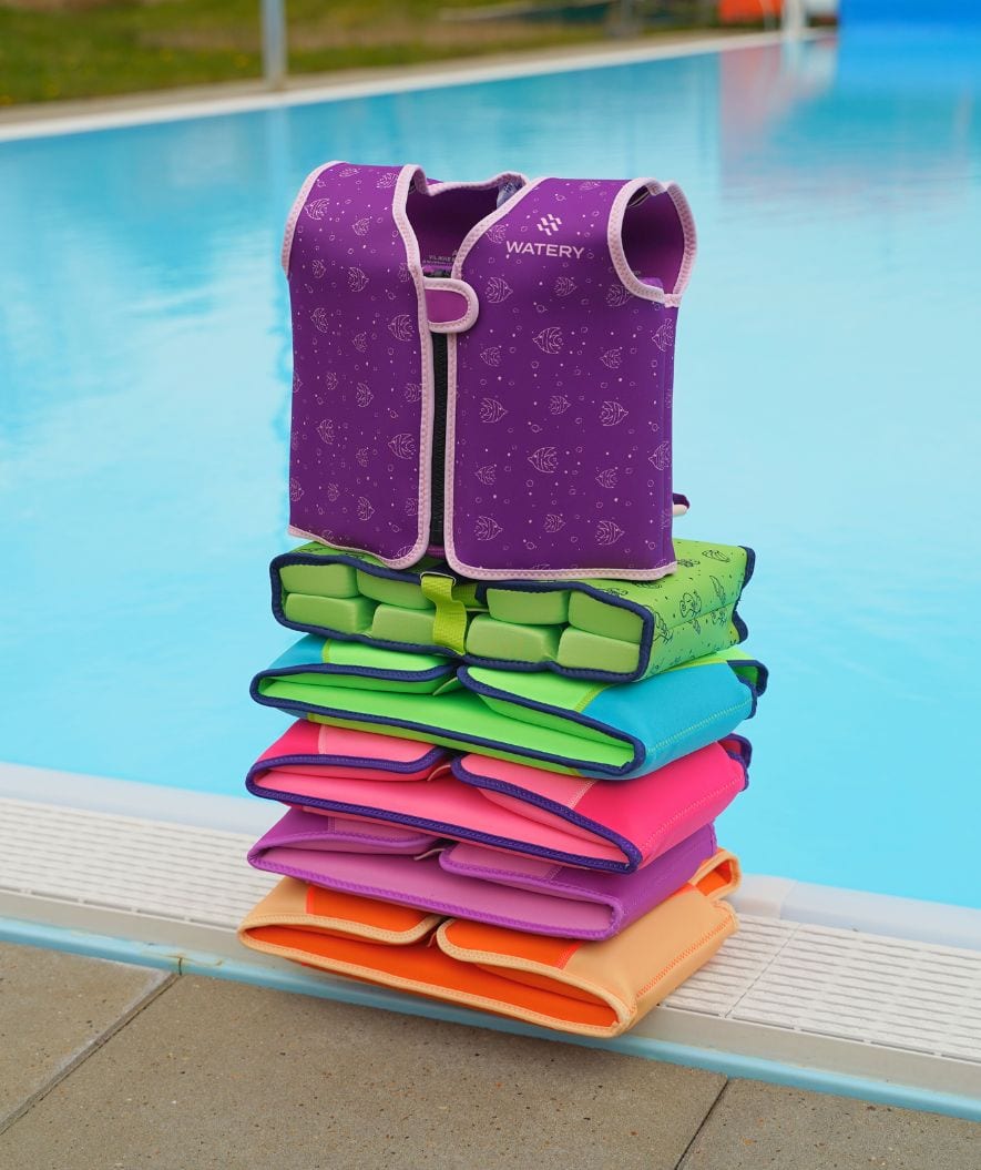 Watery kamizelka do pływania dla dzieci (1-6) - Splashy - Fioletowy