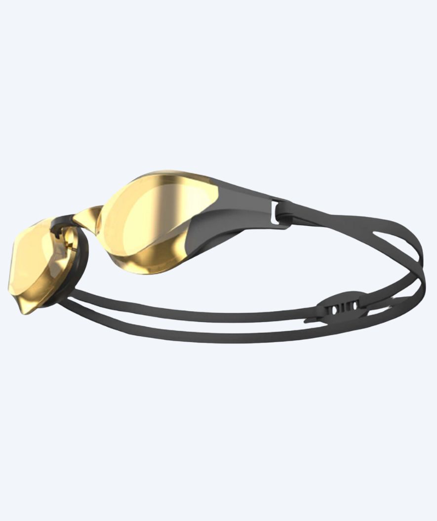 Watery Elite okulary do pływania - Rattle Pro Mirror - Czarny/złoty