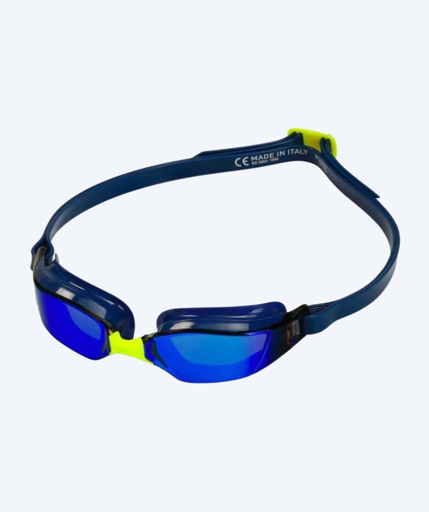 Aquasphere okulary do pływania na zawody - Xceed A1 - Ciemnoniebieski/żółty