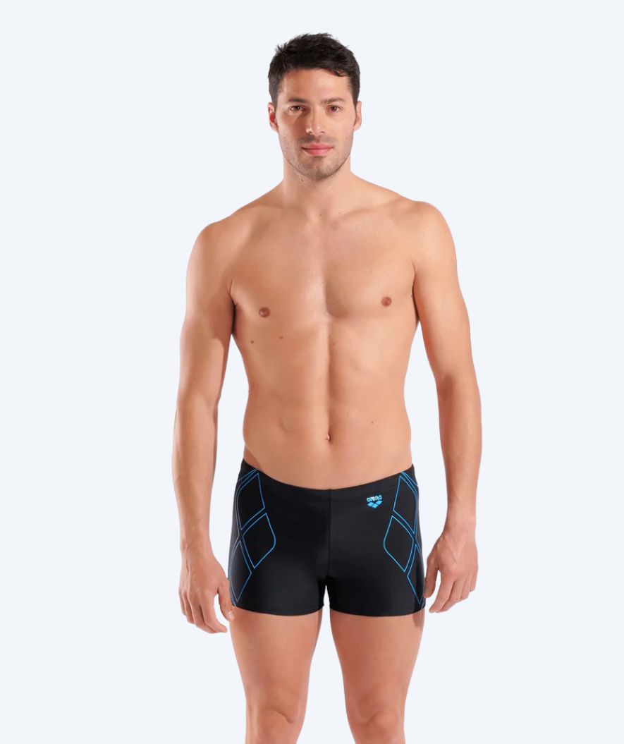 Arena kąpielówki dla mężczyzn - Graphic - Czarny/jasnoniebieski