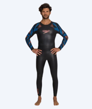 Speedo pianka do pływania męska - Proton - Czarna/niebieska