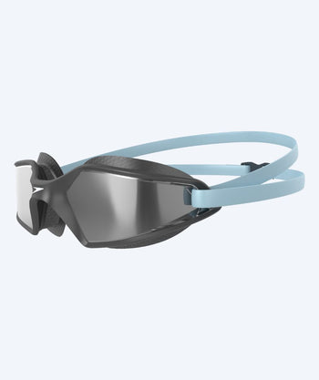 Speedo okulary pływackie treningowe - Hydropulse - Szary/srebrny (Mirror soczewki)