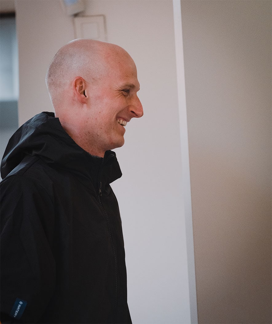 Watery Surf poncho - Wodoodporny - Czarny