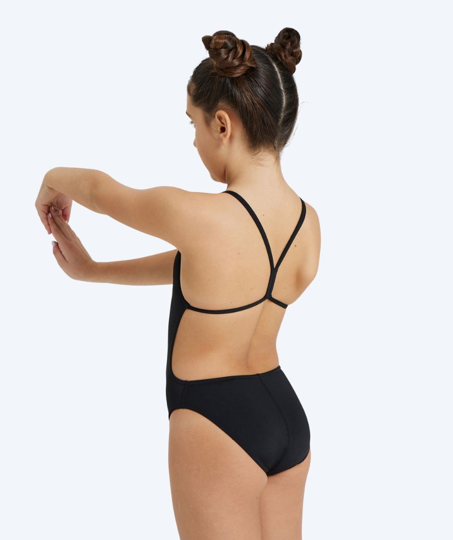 Arena strój kąpielowy dla dziewczynek - Solid Lighttech - Czarny