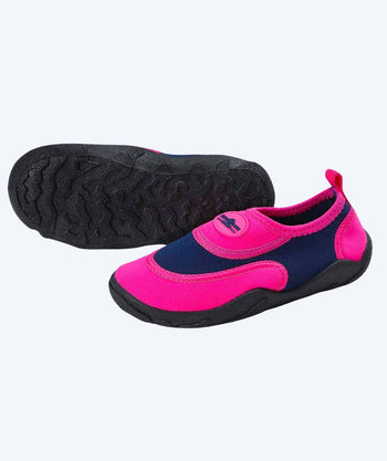Aqualung neoprenowe buty do wody dla dzieci - Beachwalker - Różowy/niebieski