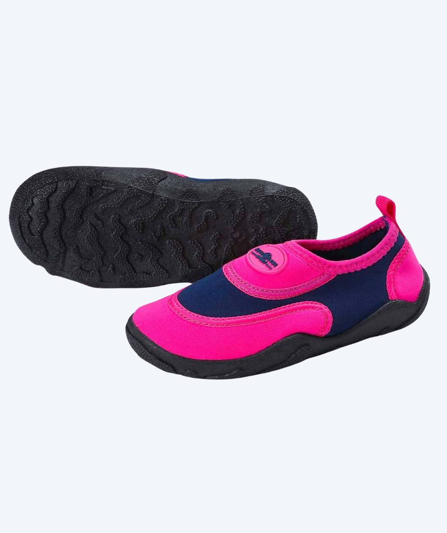Aqualung neoprenowe buty do wody dla dzieci - Beachwalker - Różowy/niebieski
