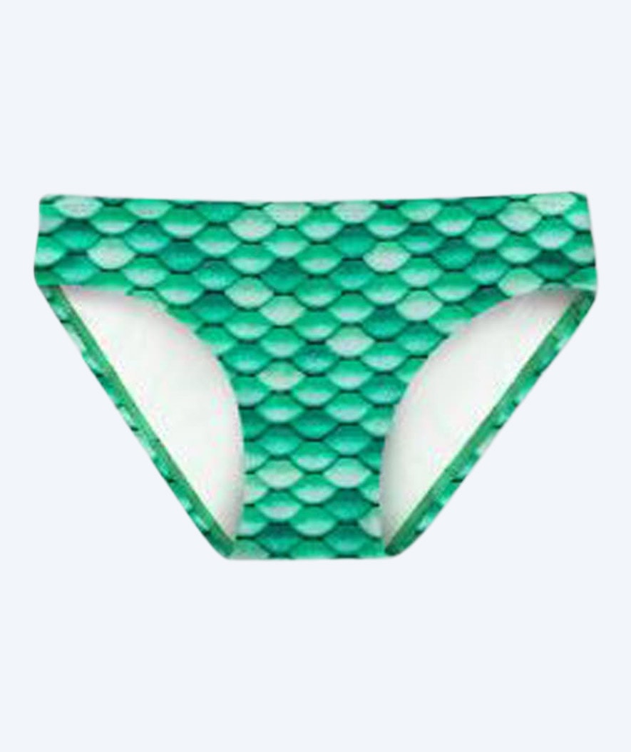 Fin Fun dół od bikini dla dziewczynek - Celtic Green