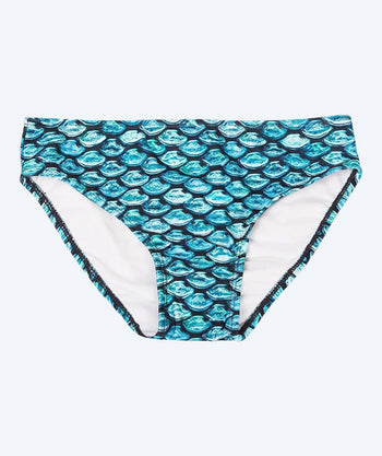 Fin Fun dół od bikini dla dziewczynek - Tidal Teal (jasnoniebieski)