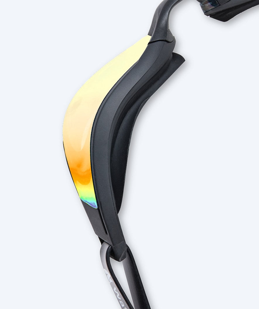 Watery okulary do pływania - Instinct Ultra Mirror - Czarny/złoty