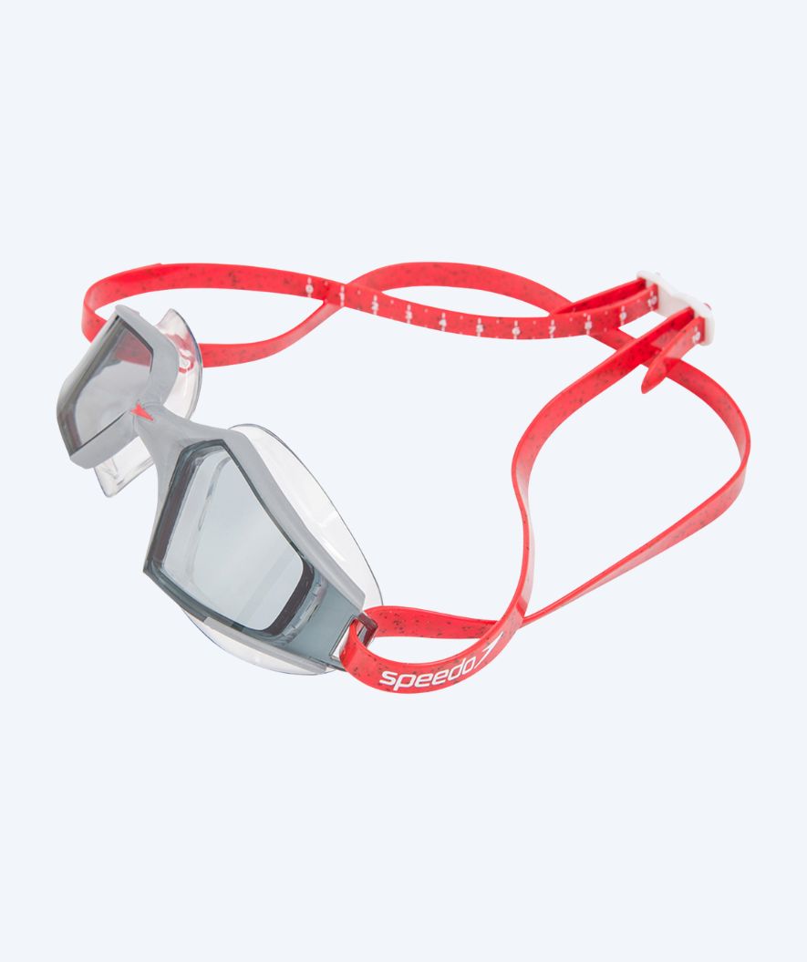 Speedo okulary do pływania na wodach otwartych - AquaPulse Max 2 - Szary/czerwony