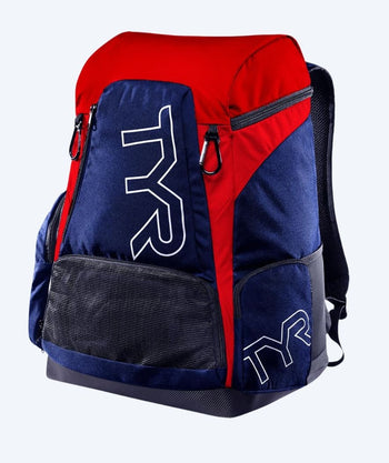 TYR torba pływacka - Alliance Team 45L - Ciemnoniebieski/czerwony