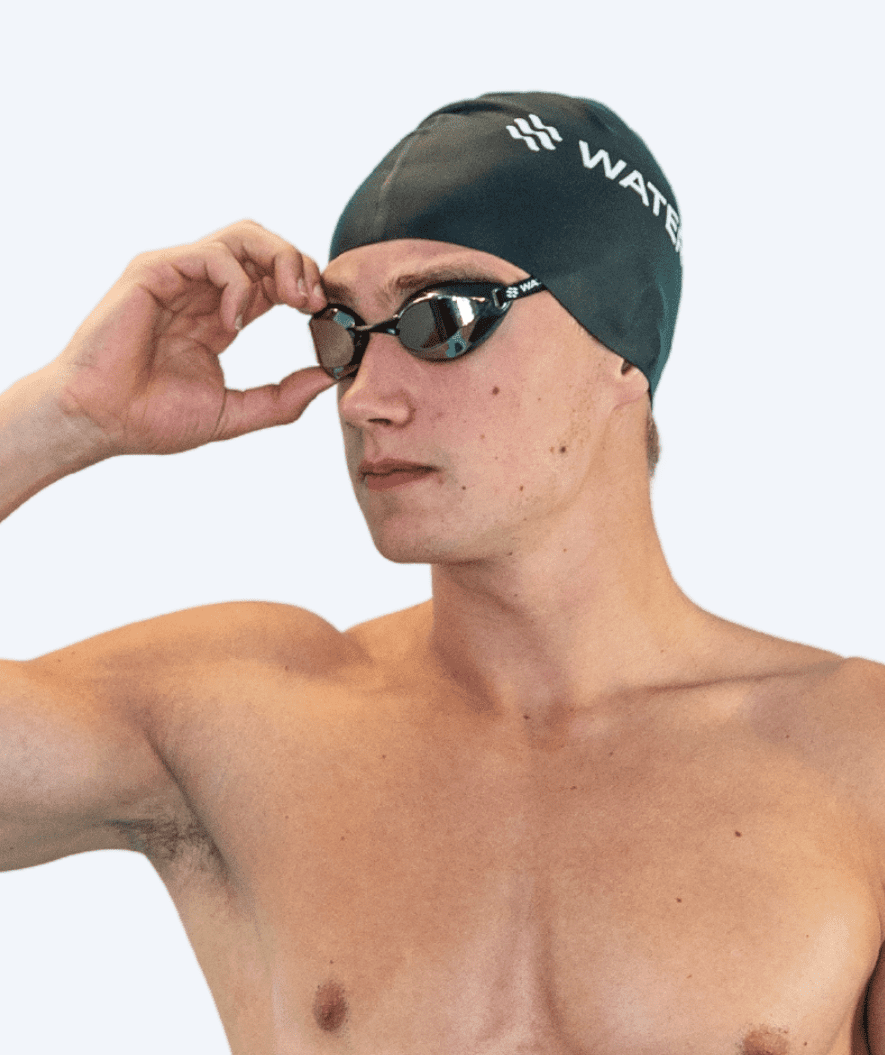 Watery Elite okulary do pływania - Poseidon Ultra Mirror - Czarny/srebrny