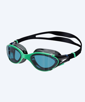 Speedo okulary do pływania treningowe - Biofuse 2.0 - Czarne/niebieskie