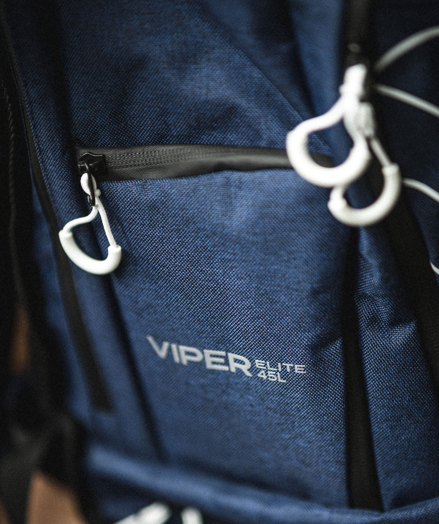 Watery torba pływacka - Viper Elite 45L - Ciemnoniebieska/Biała