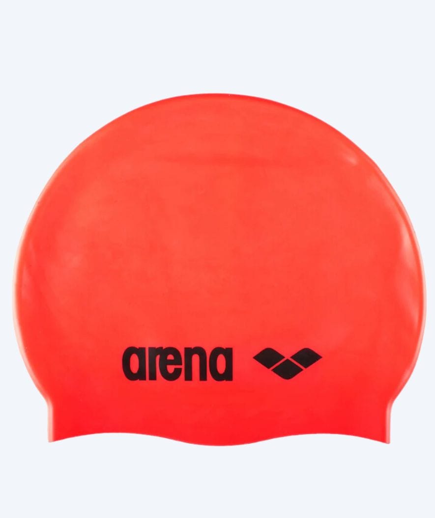Arena czepek do pływania - Classic Silicone - Czerwony/czarny