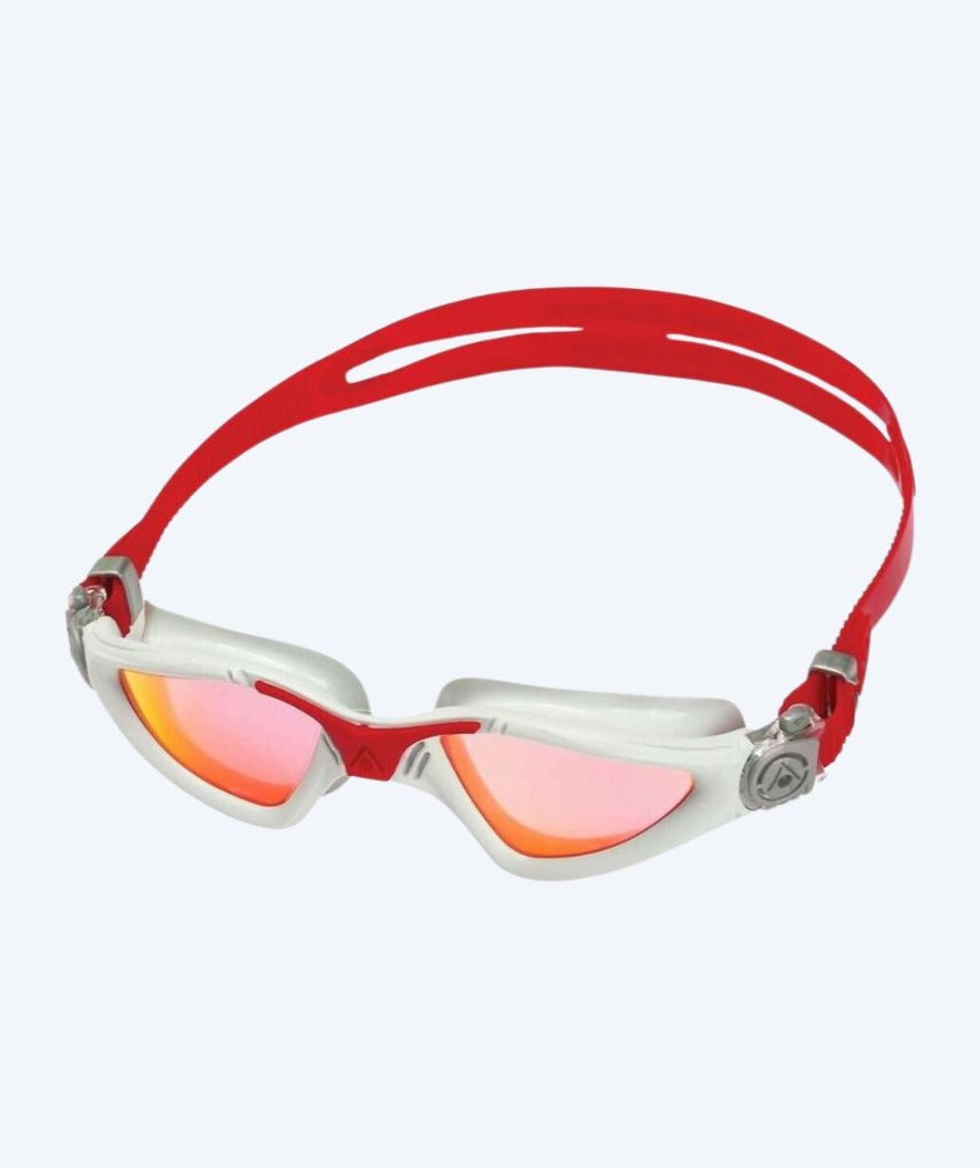 Aquasphere okulary pływackie treningowe - Kayenne Titanium - Czerwony/szary