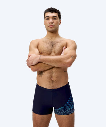 Speedo kąpielówki męskie - Medley Logo - Ciemnoniebieski/niebieski