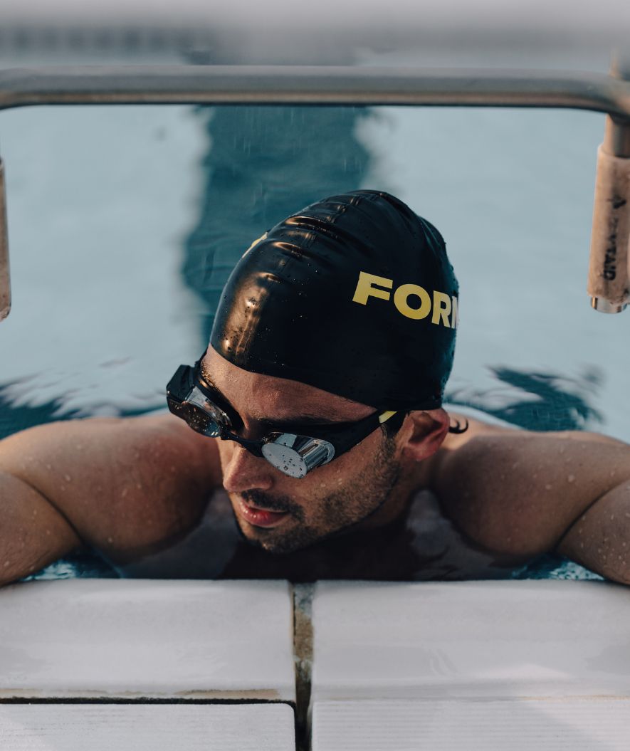 Form Swim okulary do pływania z wyświetlaczem Elite - Smart Swim 2 - Czarne/zielone