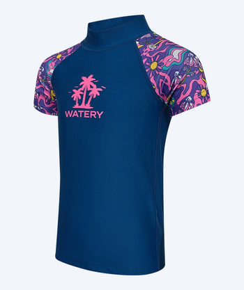 Watery koszulka UV dla dzieci - Osiris z krótkimi rękawami Rashguard - Wielokolorowy/ciemnoniebieski