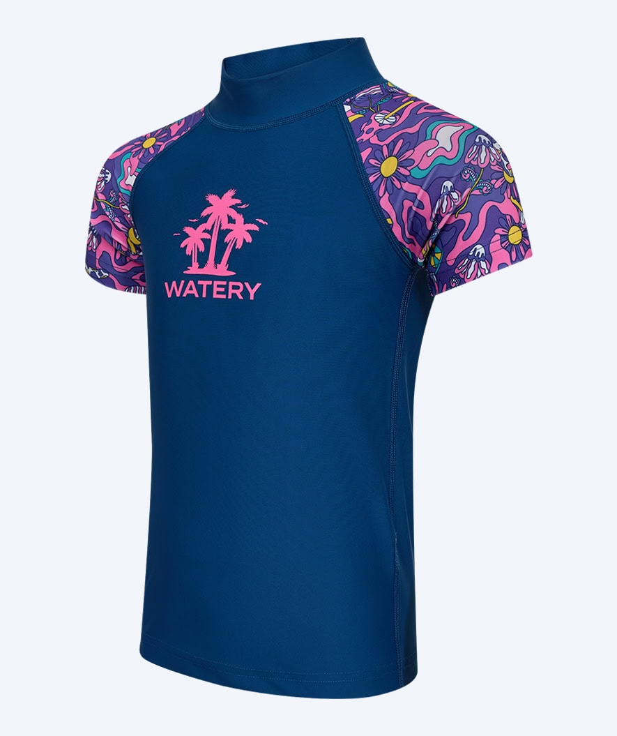 Watery koszulka UV dla dzieci - Osiris z krótkimi rękawami Rashguard - Wielokolorowy/ciemnoniebieski