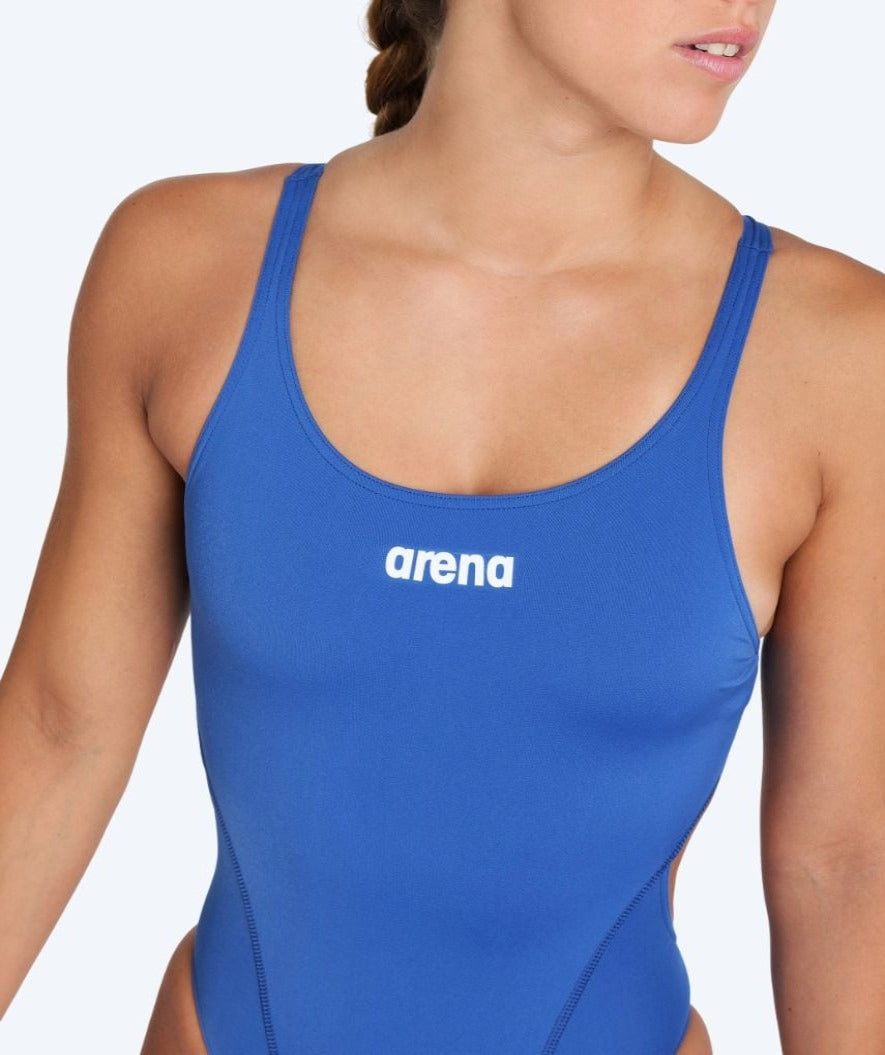 Arena strój kąpielowy damski - Team Swim Tech Solid - Niebieski