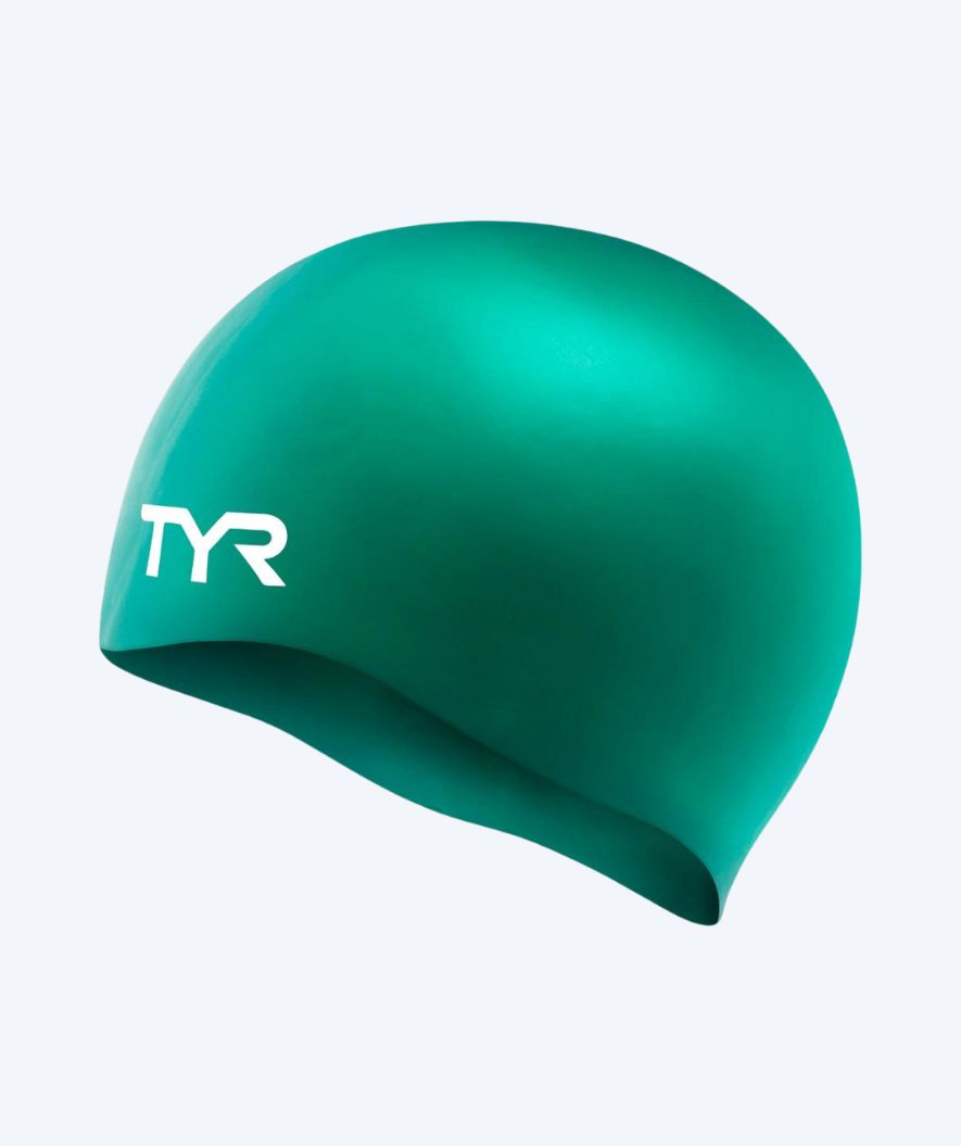 TYR czepek do pływania - Silicone - Zielony