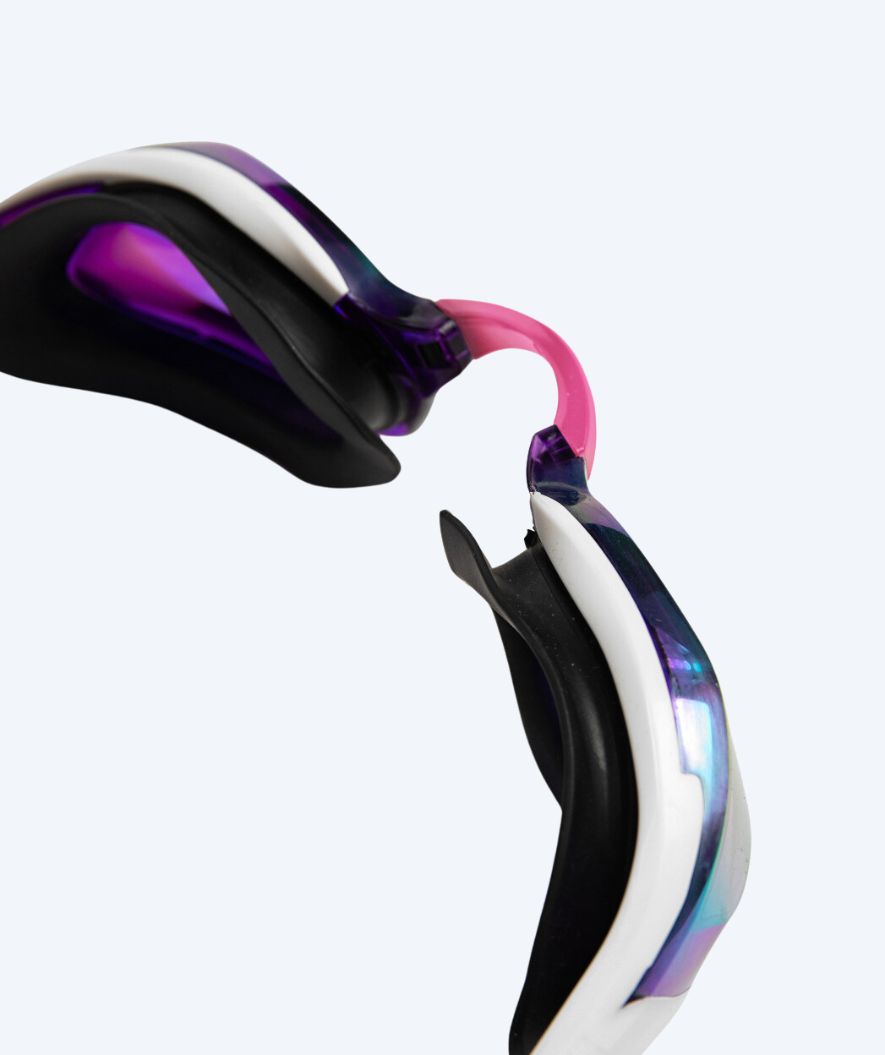 Arena Elite okulary do pływania - Cobra Edge SWIPE Mirror - Biały/fioletowy