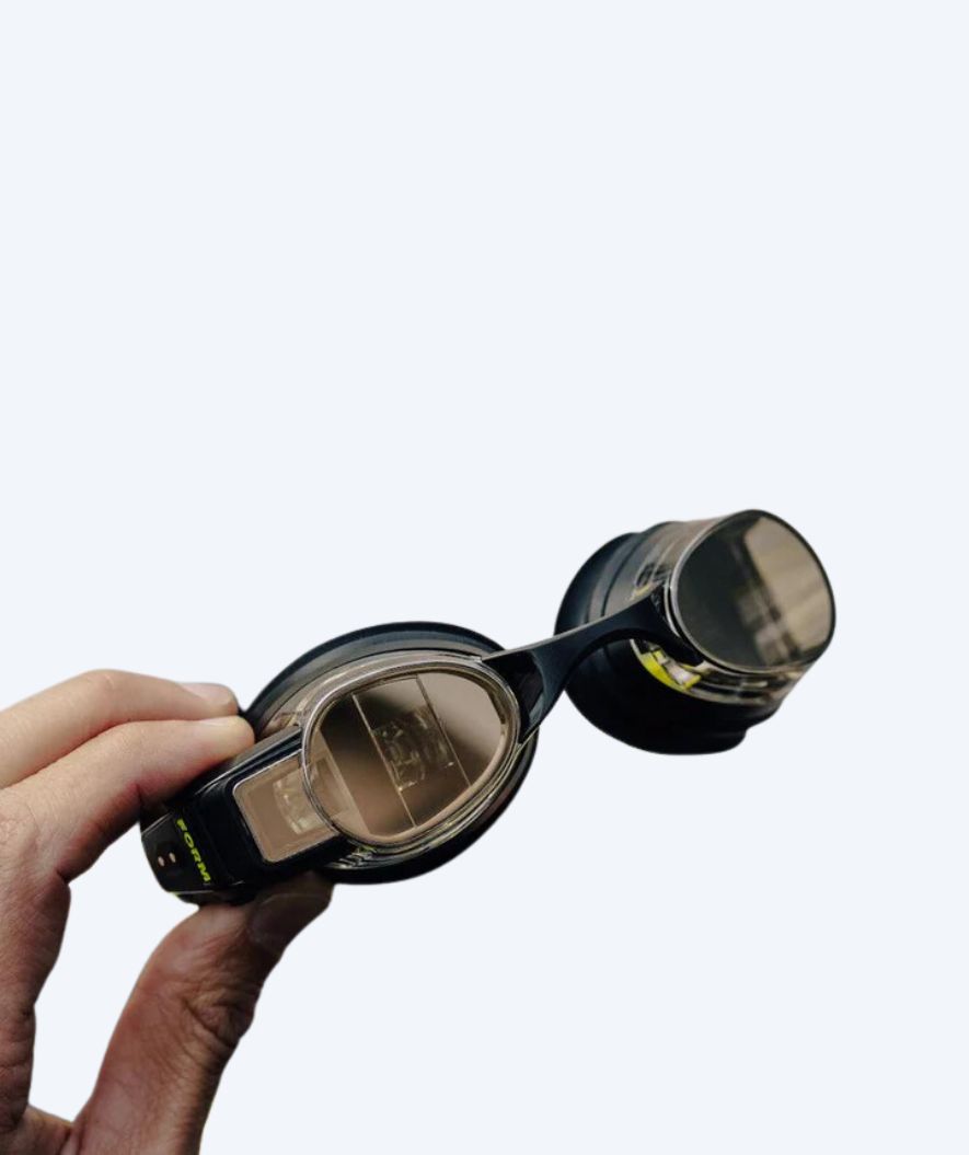 Form Swim okulary do pływania z wyświetlaczem Elite - Smart Swim 2 - Czarne/zielone