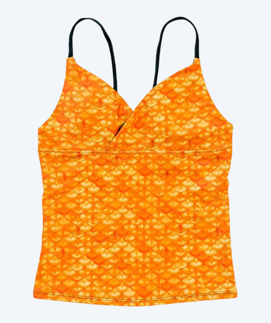 Fin Fun top od tankini dla dziewczynek - Tropical Sunrise